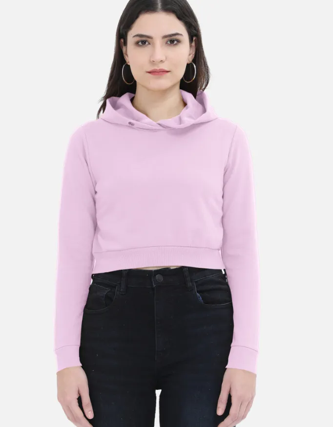 Female Cropped Hoodie (Black, XS)